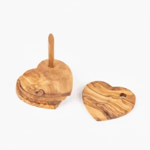 Olive Wood Coaster C02 – (صناعة يدوية)قاعدة أكواب من خشب الزيتون