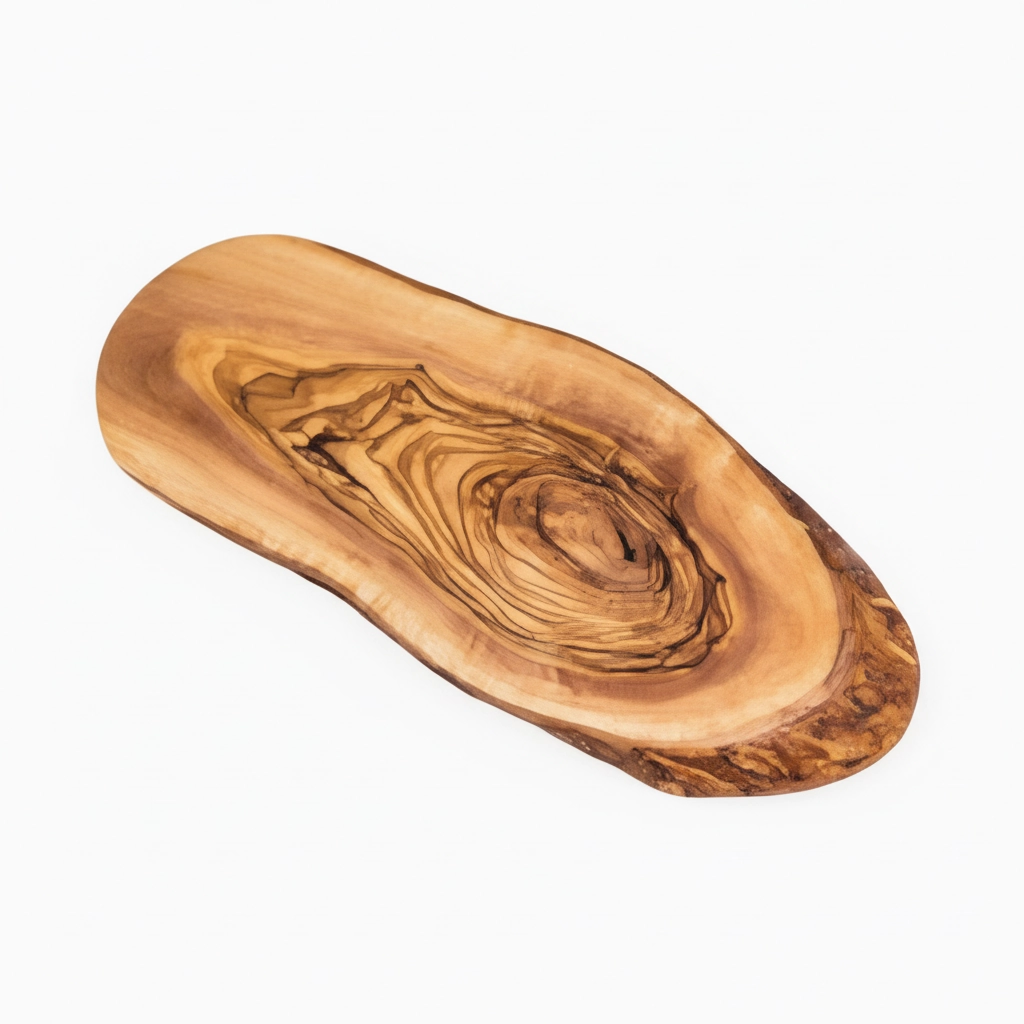 Olive Wood Cutting Board CB03 – لوح تقطيع من خشب الزيتون مصنوع يدويًا