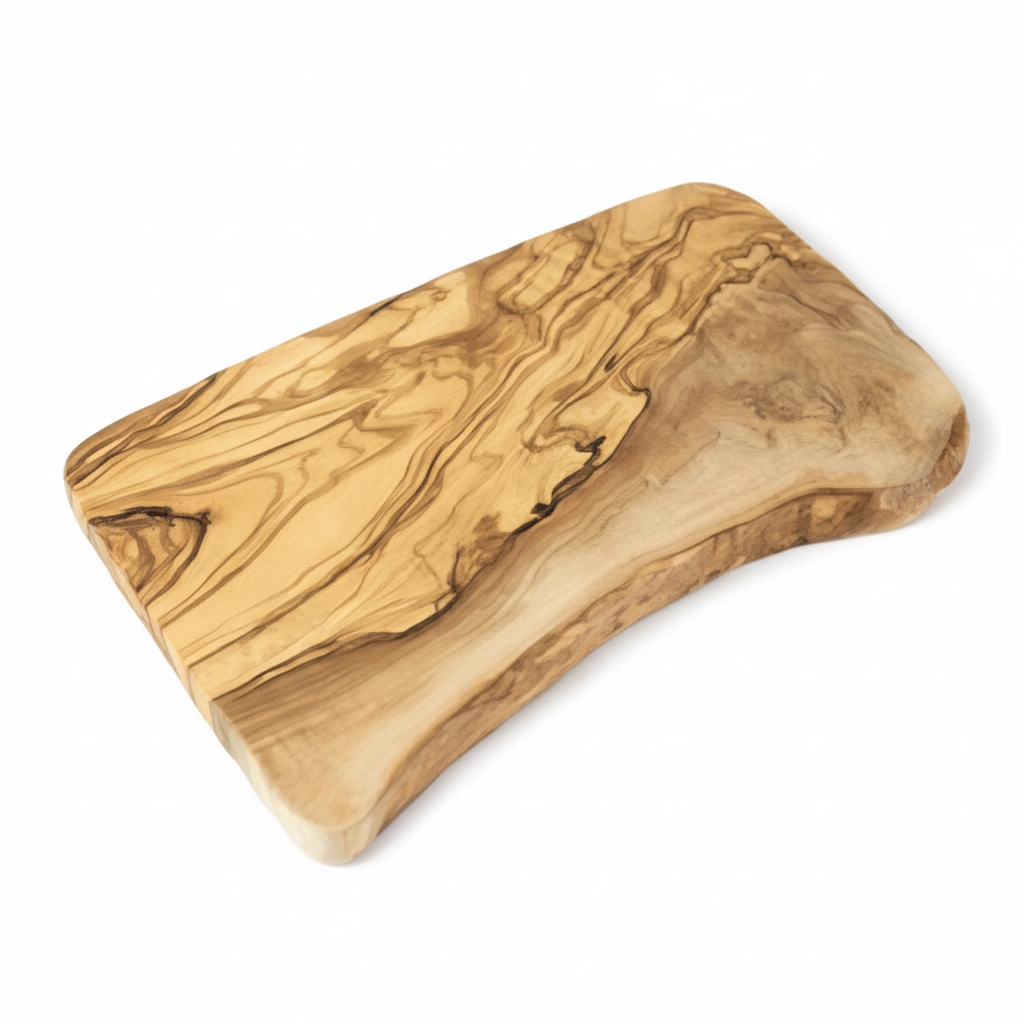 Olive Wood Cutting Board CB08 – لوح تقطيع من خشب الزيتون مصنوع يدويًا