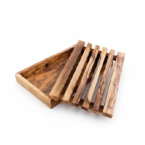 Olive Wood Cutting Board CB14 – لوح تقطيع من خشب الزيتون مصنوع يدويًا