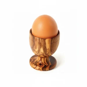 Olive Wood Egg Cup DV04 – حامل بيض من خشب الزيتون (صناعة يدوية)
