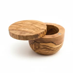 Olive Wood Storage Box DV06 – علبة تخزين من خشب الزيتون (صناعة يدوية)