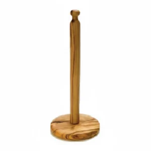 Olive Wood Paper Towel Holder DV11 – حامل مناديل ورقية من خشب الزيتون (صناعة يدوية)