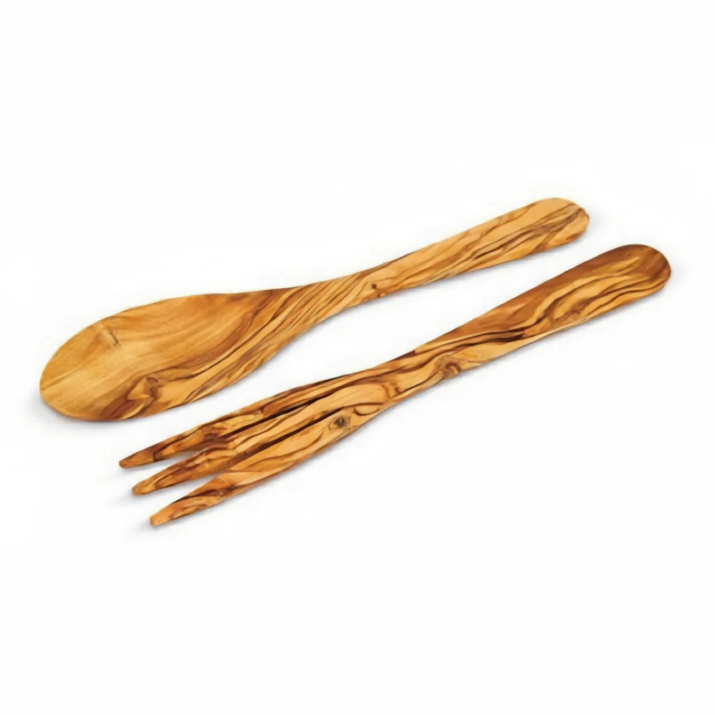 Olive Wood Spatula Server SS03 – ملعقة تقديم من خشب الزيتون (صناعة يدوية)