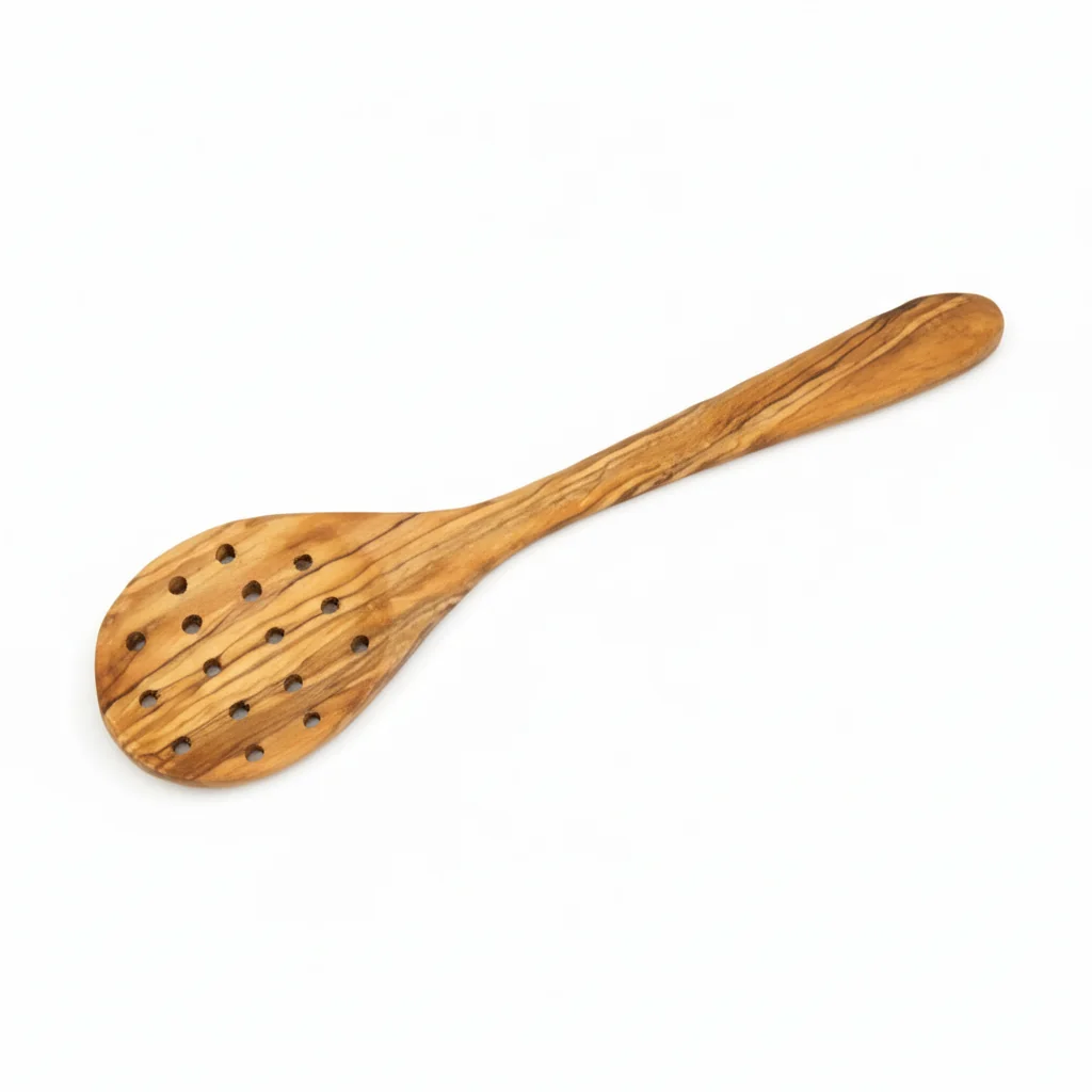 Olive Wood Spatula Server SS08 – ملعقة تقديم من خشب الزيتون (صناعة يدوية)