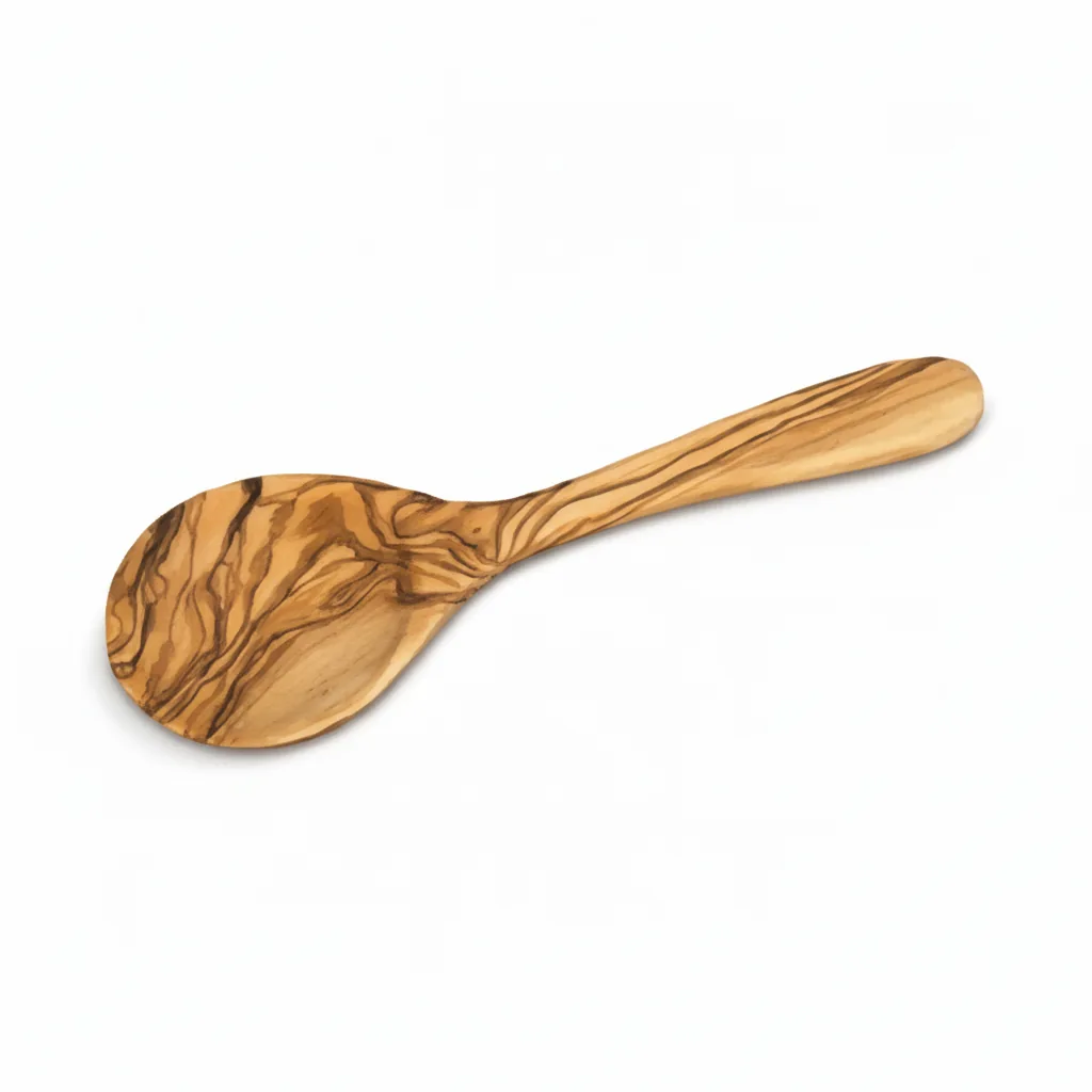 Olive Wood Spatula Server SS09 – ملعقة تقديم من خشب الزيتون (صناعة يدوية)