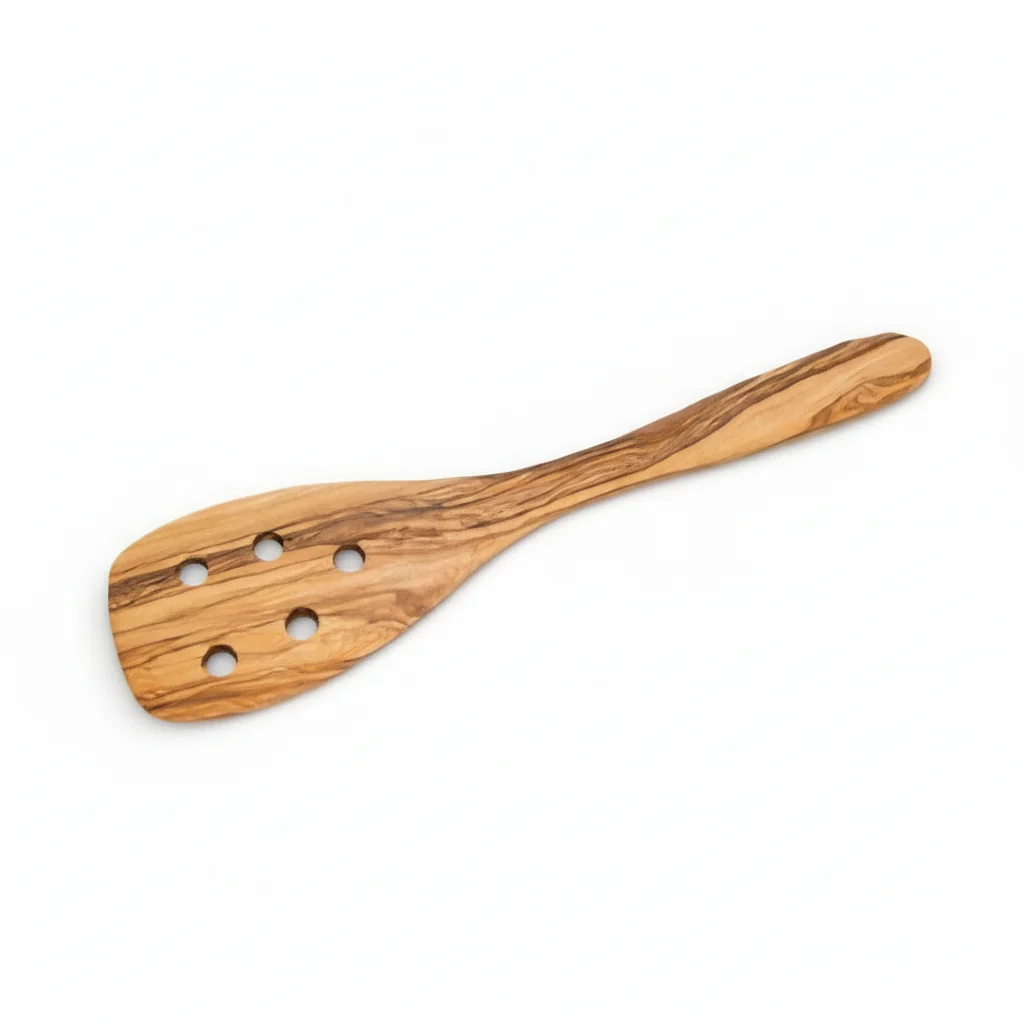 Olive Wood Spatula Server SS13 – ملعقة تقديم من خشب الزيتون (صناعة يدوية)