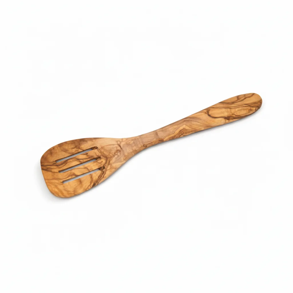 Olive Wood Spatula Server SS14 – ملعقة تقديم من خشب الزيتون (صناعة يدوية) (30cm)